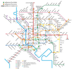 แผนที่BTS - MRT